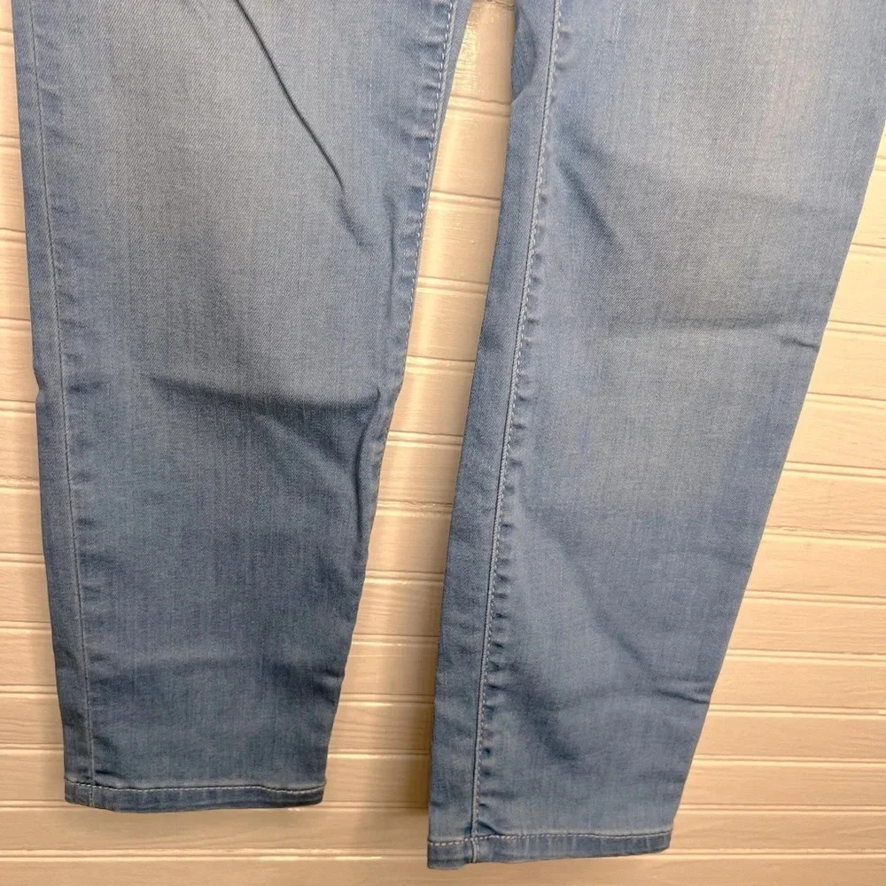 ⭐️SLINK Women's Curvy Ankle Jegging Jeans Size 10 Light Blue Denim - Picture 6 of 12